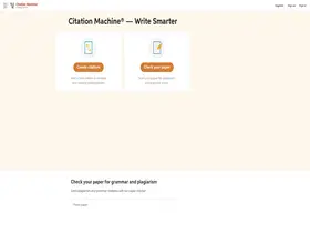 Preview of  citationmachine.net