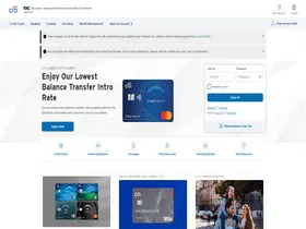 Preview of  citibank.com