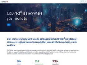 Preview of  citidirect.com