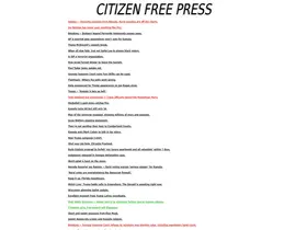 Preview of  citizenfreepress.com