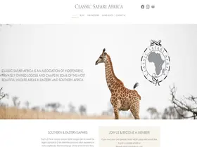 Preview of  classicsafariafrica.com