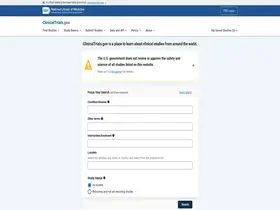 Preview of  clinicaltrials.gov