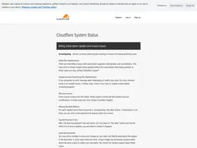 Preview of  cloudflarestatus.com