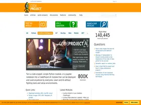Preview of  codeproject.com