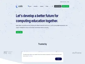 Preview of  codio.com