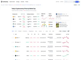 Preview of  coinmarketcap.com