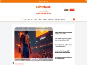 Preview of  cointribune.com
