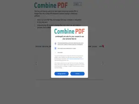 Preview of  combinepdf.com