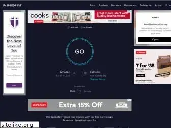 Preview of  comcast.speedtest.net