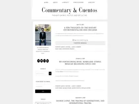 Preview of  commentaryandcuentos.com