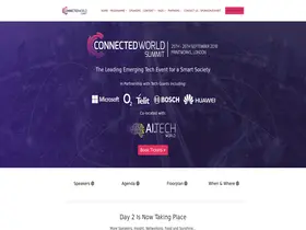 Preview of  connectedworldsummit.net