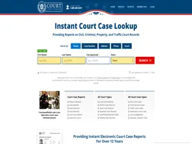 Preview of  courtcasefinder.com