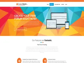 Preview of  createaforum.com