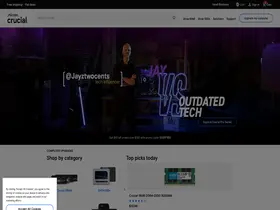 Preview of  crucial.com