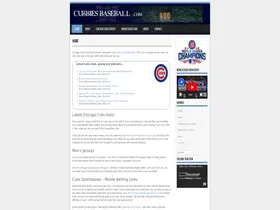 Preview of  cubbiesbaseball.com