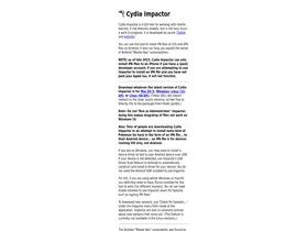 Preview of  cydiaimpactor.com