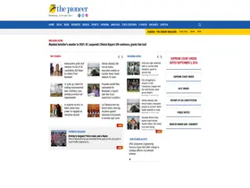 Preview of  dailypioneer.com