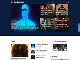 Preview of  dailysuperheroes.com