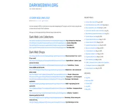 Preview of  darkwebwiki.org