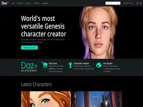 Preview of  daz3d.com