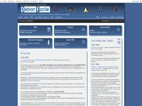 Preview of  debian-facile.org