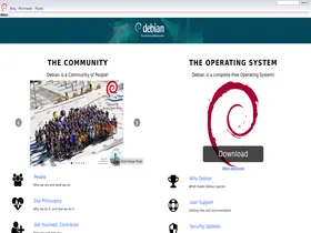 Preview of  debian.org