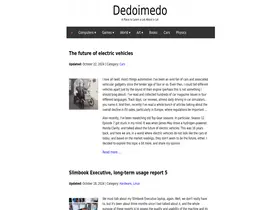 Preview of  dedoimedo.com