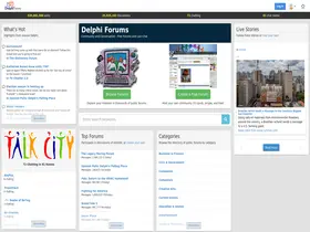 Preview of  delphiforums.com