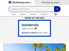 Preview of  dictionary.com