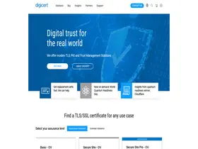 Preview of  digicert.com