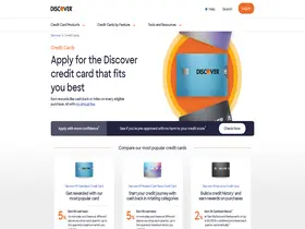 Preview of  discovercard.com