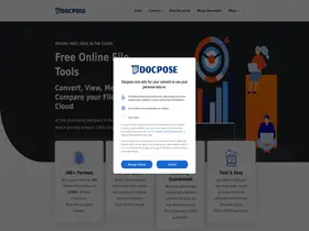 Preview of  docpose.com