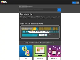 Preview of  domainpuzzler.com