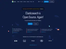 Preview of  elastic.co