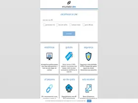 Preview of  encurtador.dev