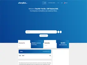 Preview of  etempmail.com