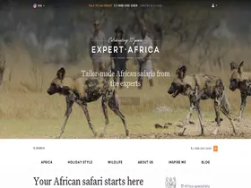 Preview of  expertafrica.com