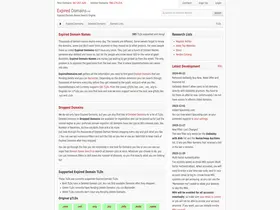 Preview of  expireddomains.net