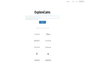 Preview of  explorecams.com