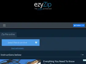 Preview of  ezyzip.com