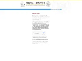 Preview of  federalregister.gov