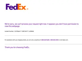 Preview of  fedex.com