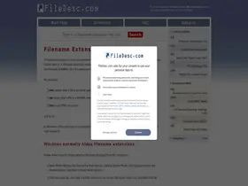 Preview of  filedesc.com