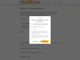 Preview of  filesuffix.com