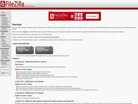 Preview of  filezilla-project.org