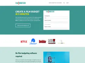 Preview of  filmbudgeteers.com