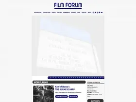 Preview of  filmforum.org