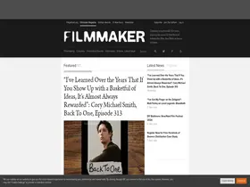 Preview of  filmmakermagazine.com