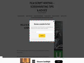 Preview of  filmscriptwriting.com