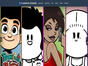 Preview of  flapjackstudios.com